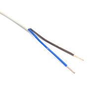 Kabel H05VV-F 2x0,75 (CYSY) bílá