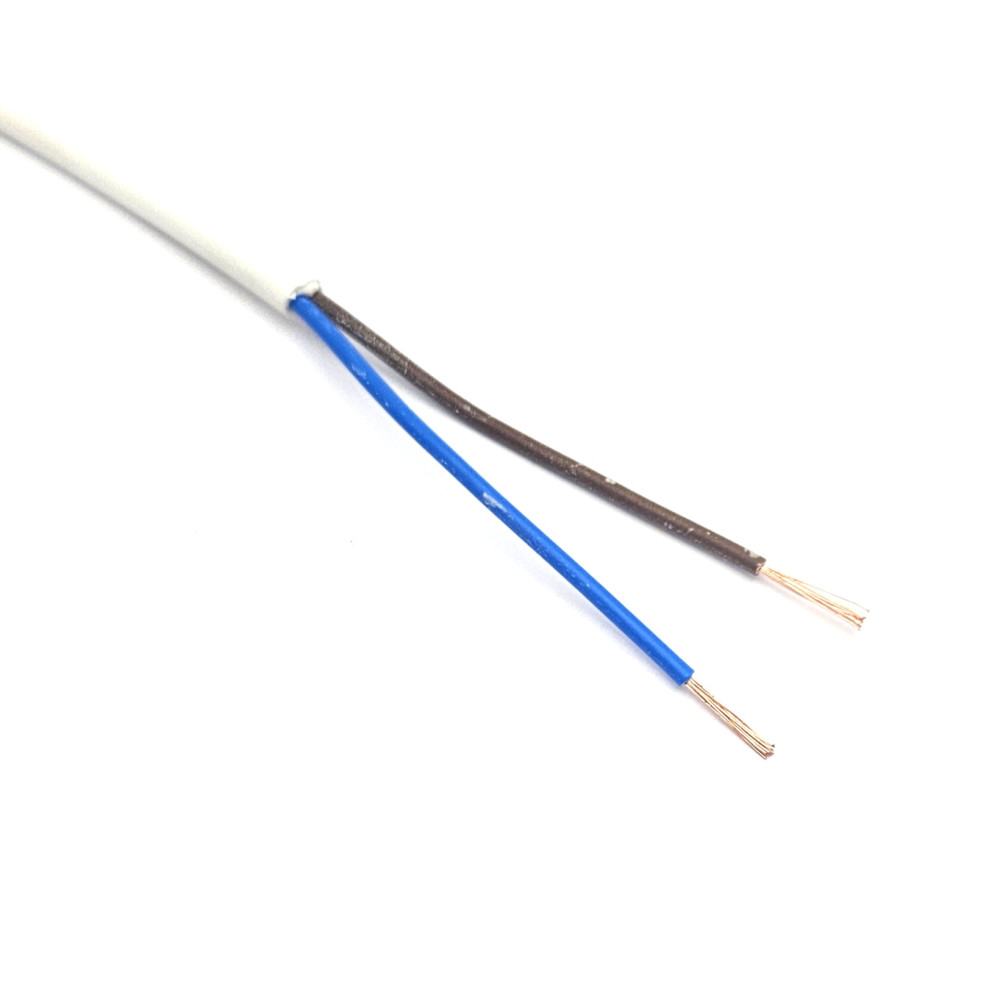 Kabel H05VV-F 2x0,75 (CYSY) bílá