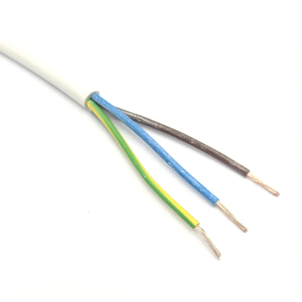 Kabel H05VV-F 3Gx0,75 (CYSY) bílá