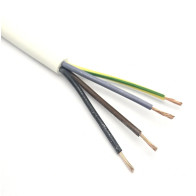Kabel H05VV-F 4Gx0,75 (CYSY) bílá