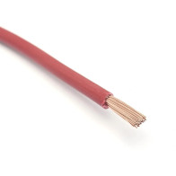 vodič H07V-K (CYA) 10 rudá